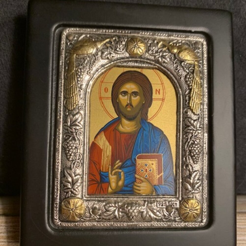 Ciarte Jesus Christ Blessing Byzantine Icon